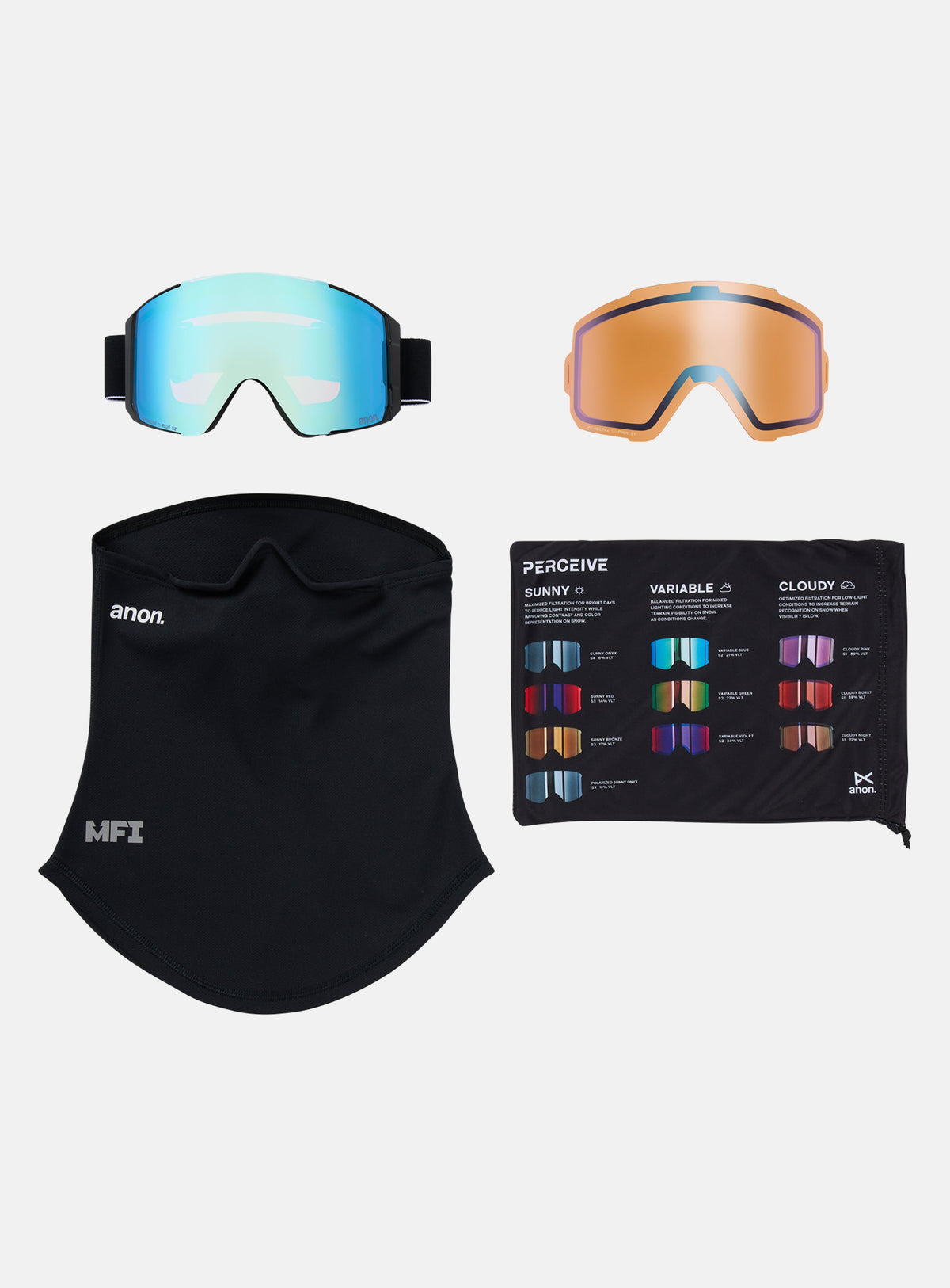 Anon Sync Goggles + Bonus Lens + MFI® Face Mask - 2027
