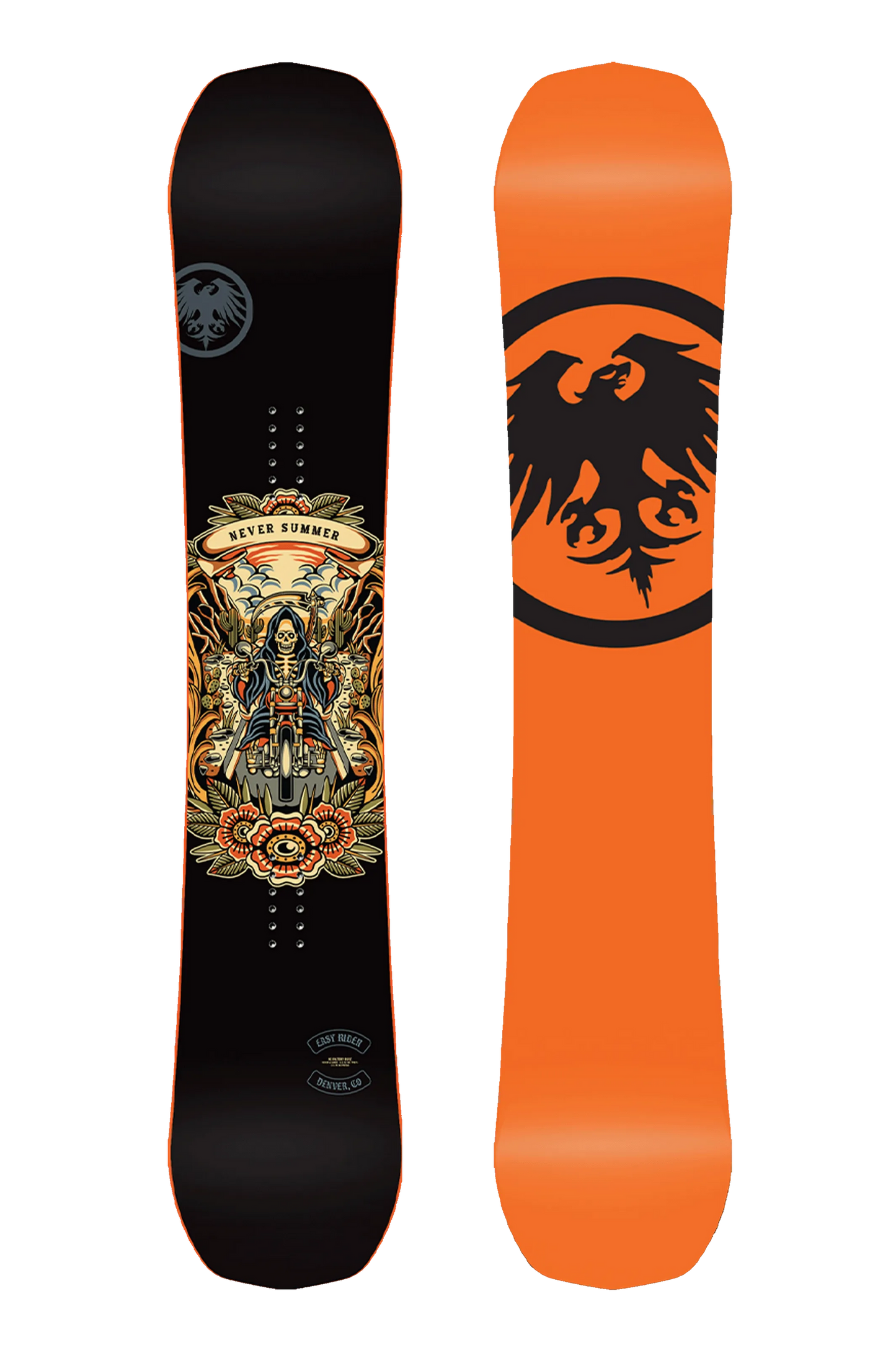 NEVER SUMMER Easy Rider SNOWBOARD USED DEMO BOARD 2025