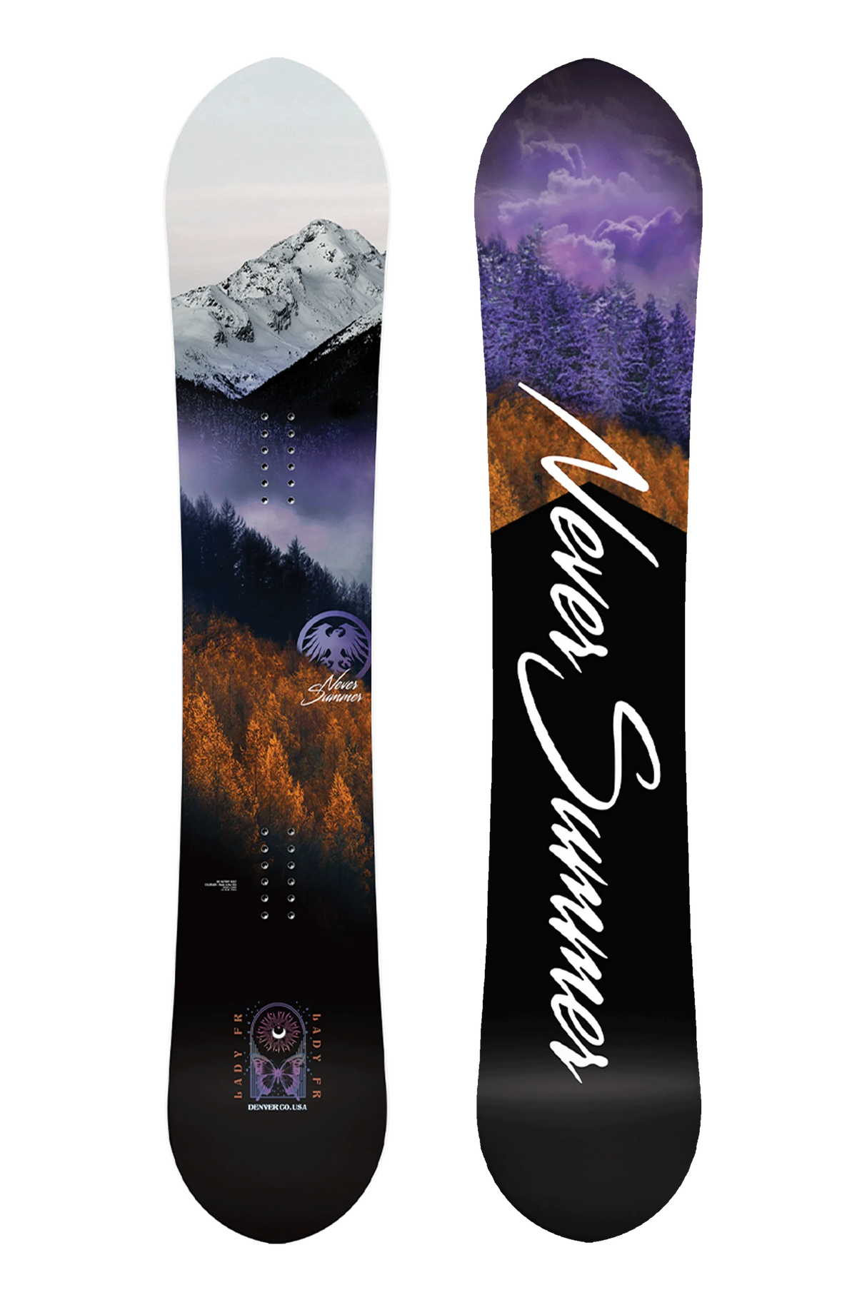 NEVER SUMMER Lady FR SNOWBOARD USED DEMO BOARD 2025
