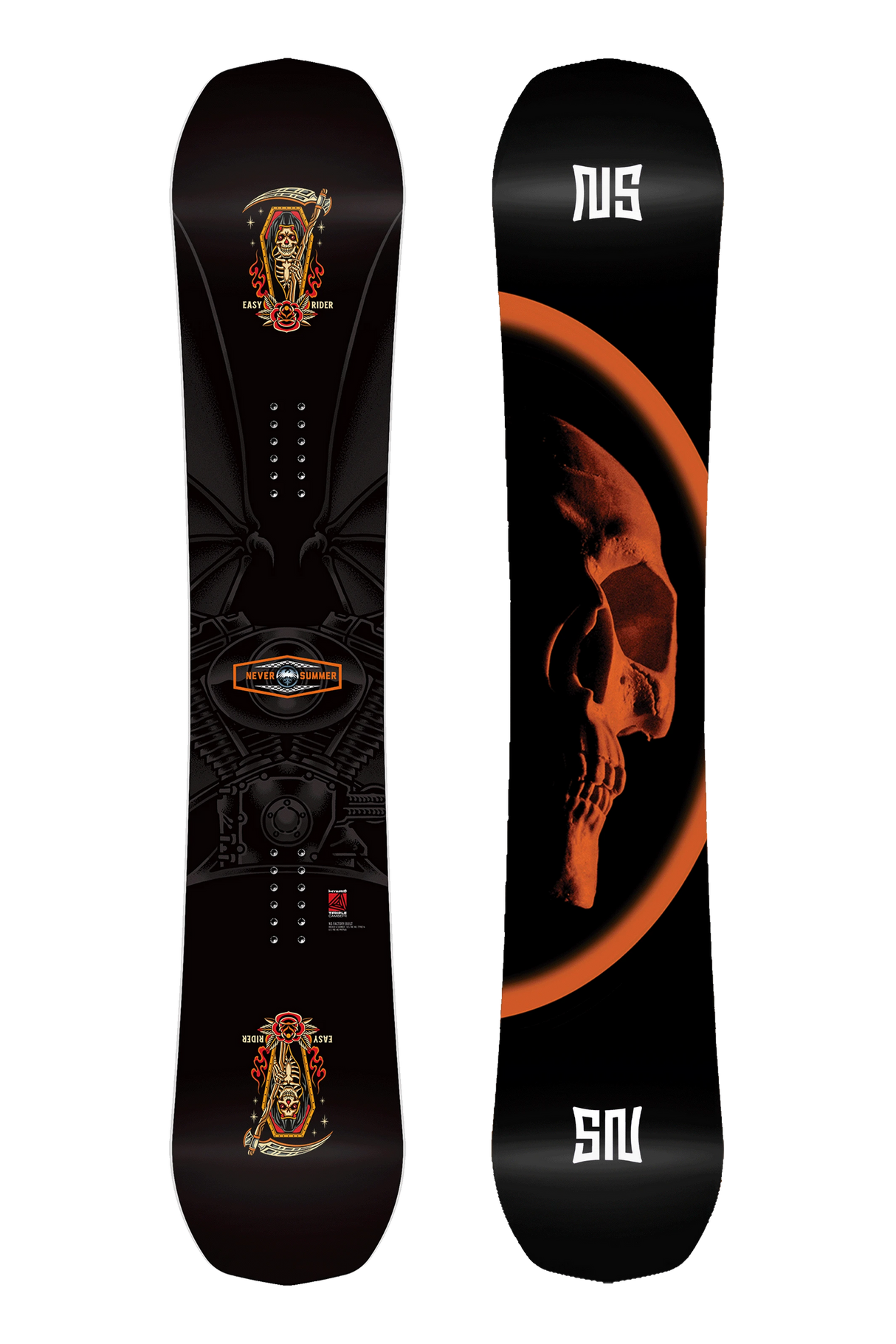 NEVER SUMMER EASY RIDER SNOWBOARD 2026