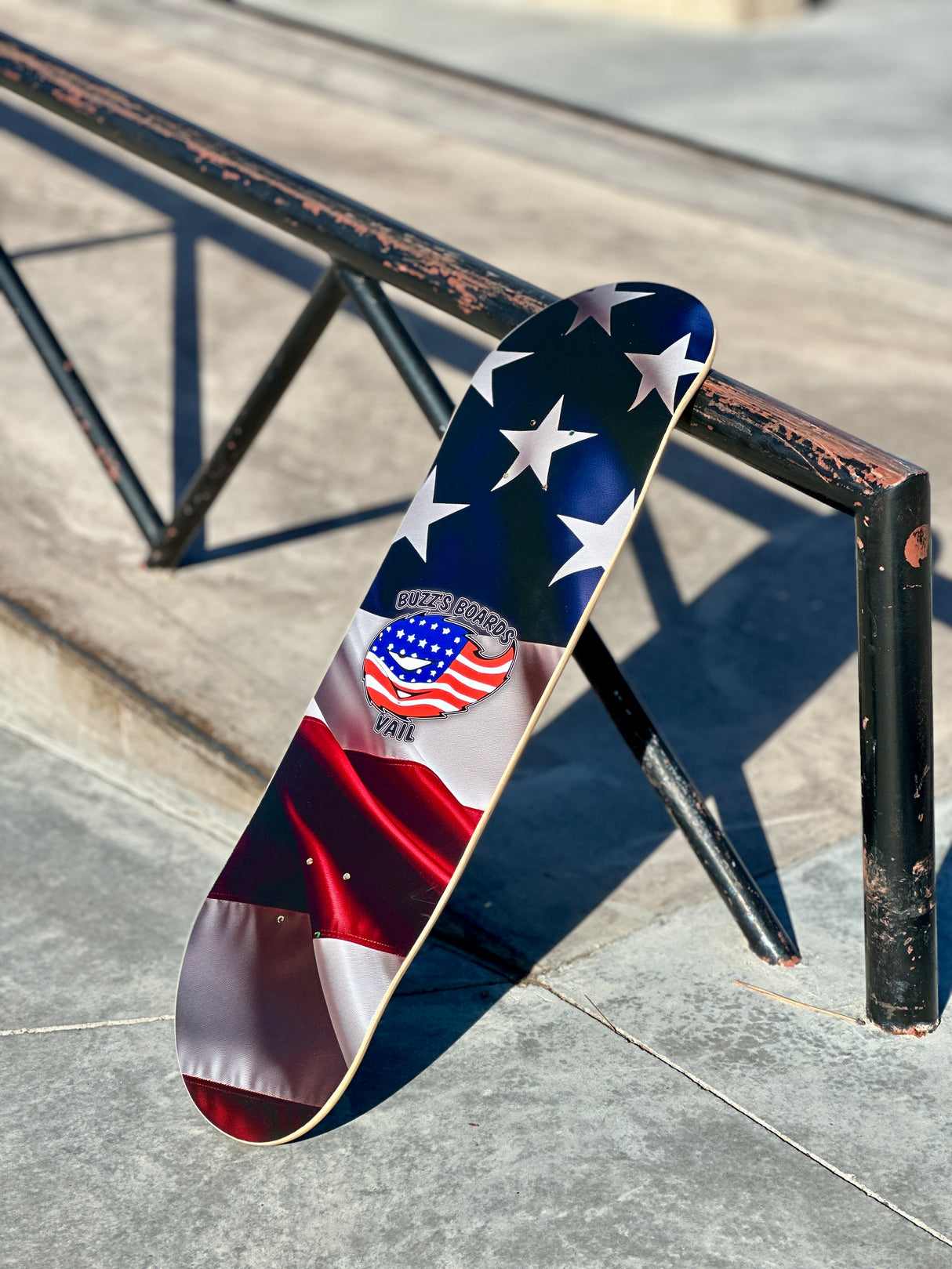 Buzz’s Boards “Limited Edition” Skateboard Deck - OG American Flag