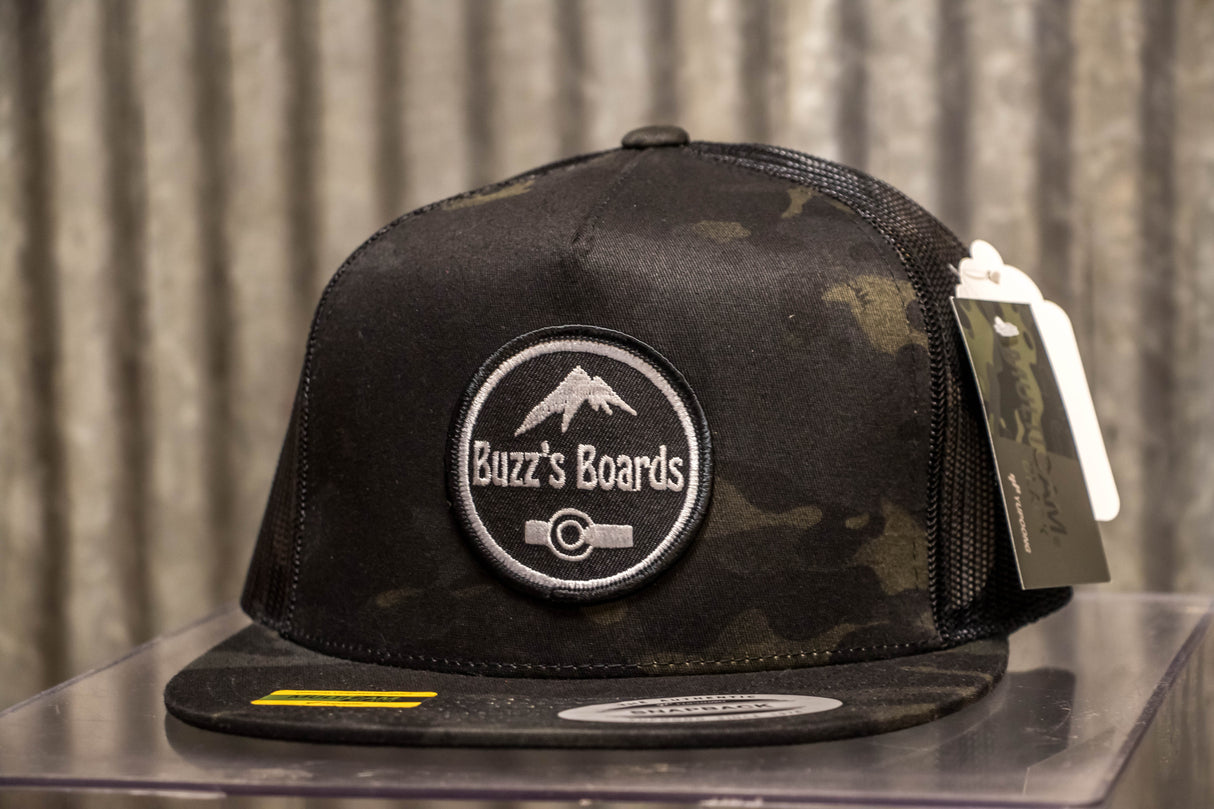 Buzz's Boards Patched Snapback Trucker Hat