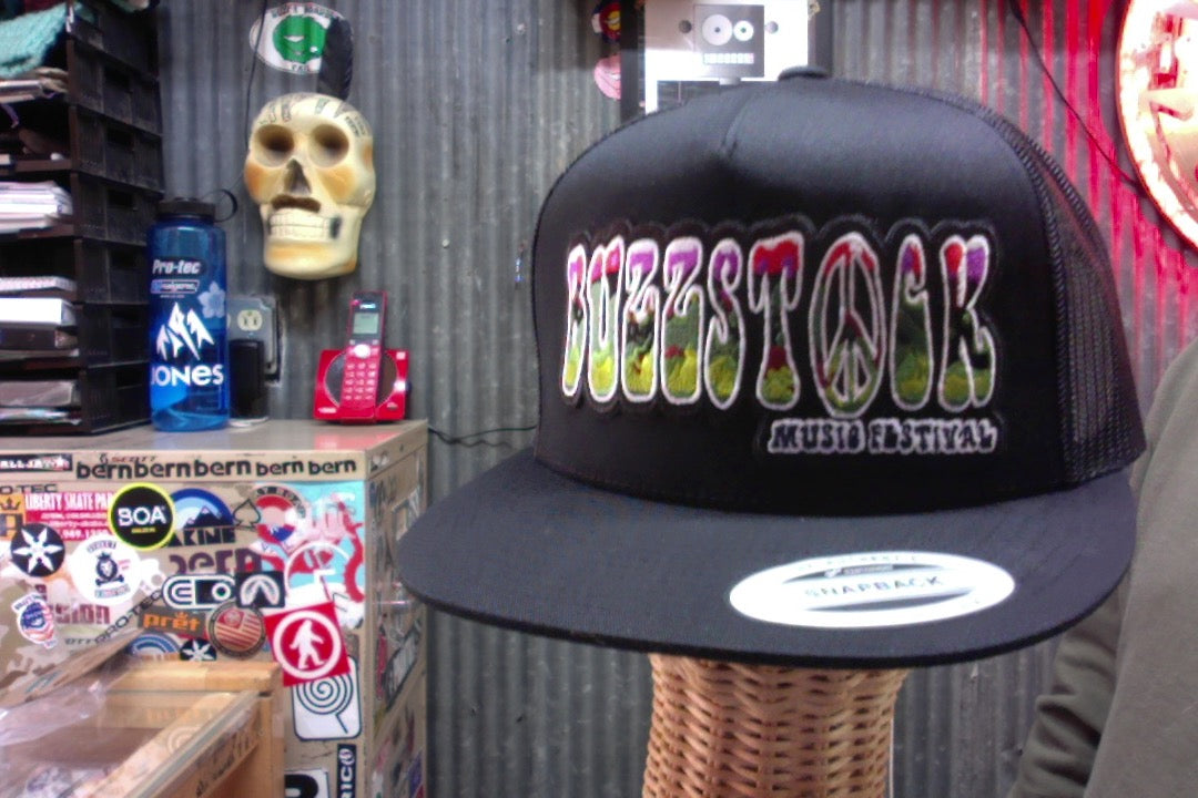 Buzz's Boards Patched Snapback Trucker Hat