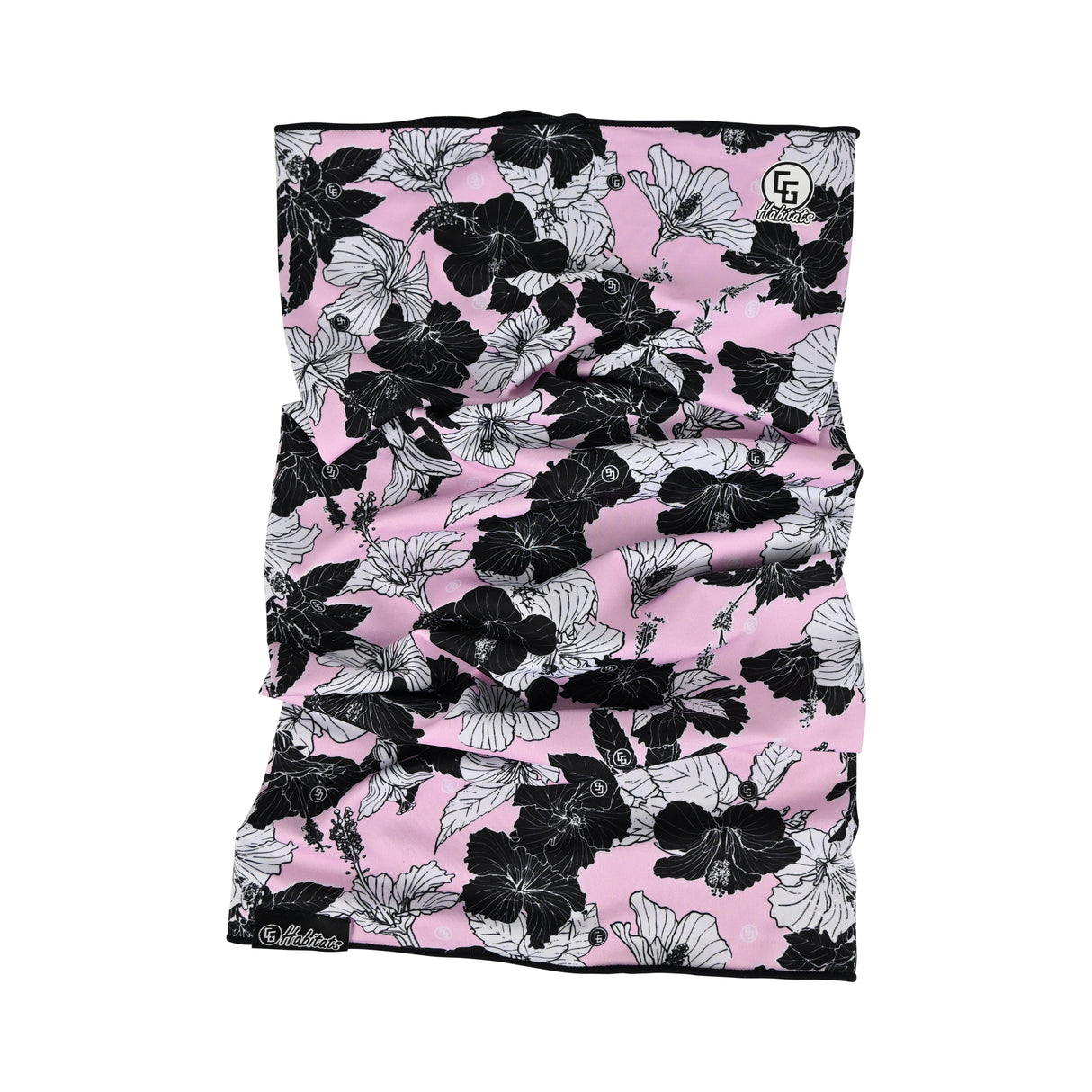 CG HABITATS Aloha Pink Neck Gaiter