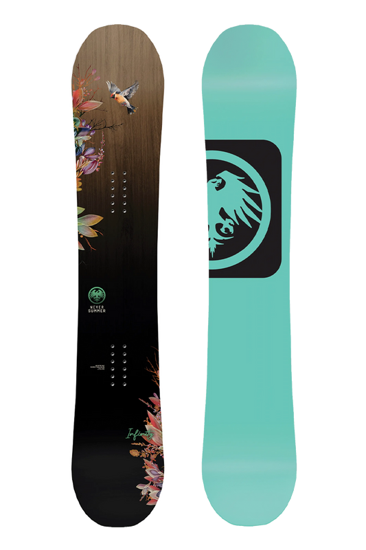 NEVER SUMMMER Infinity SNOWBOARD 2025 - USED DEMO BOARD
