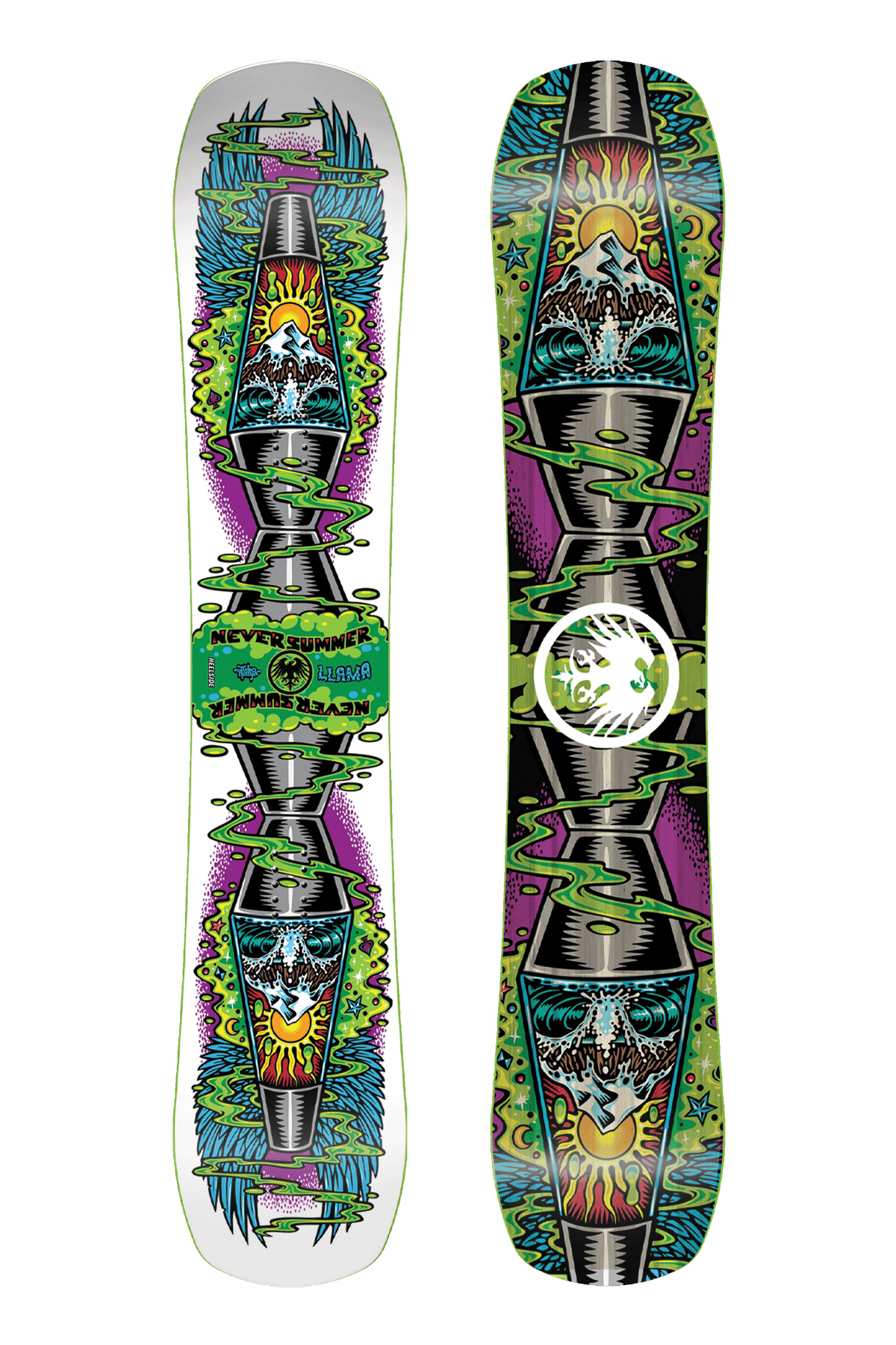 NEVER SUMMER LLAMA SNOWBOARD 2027