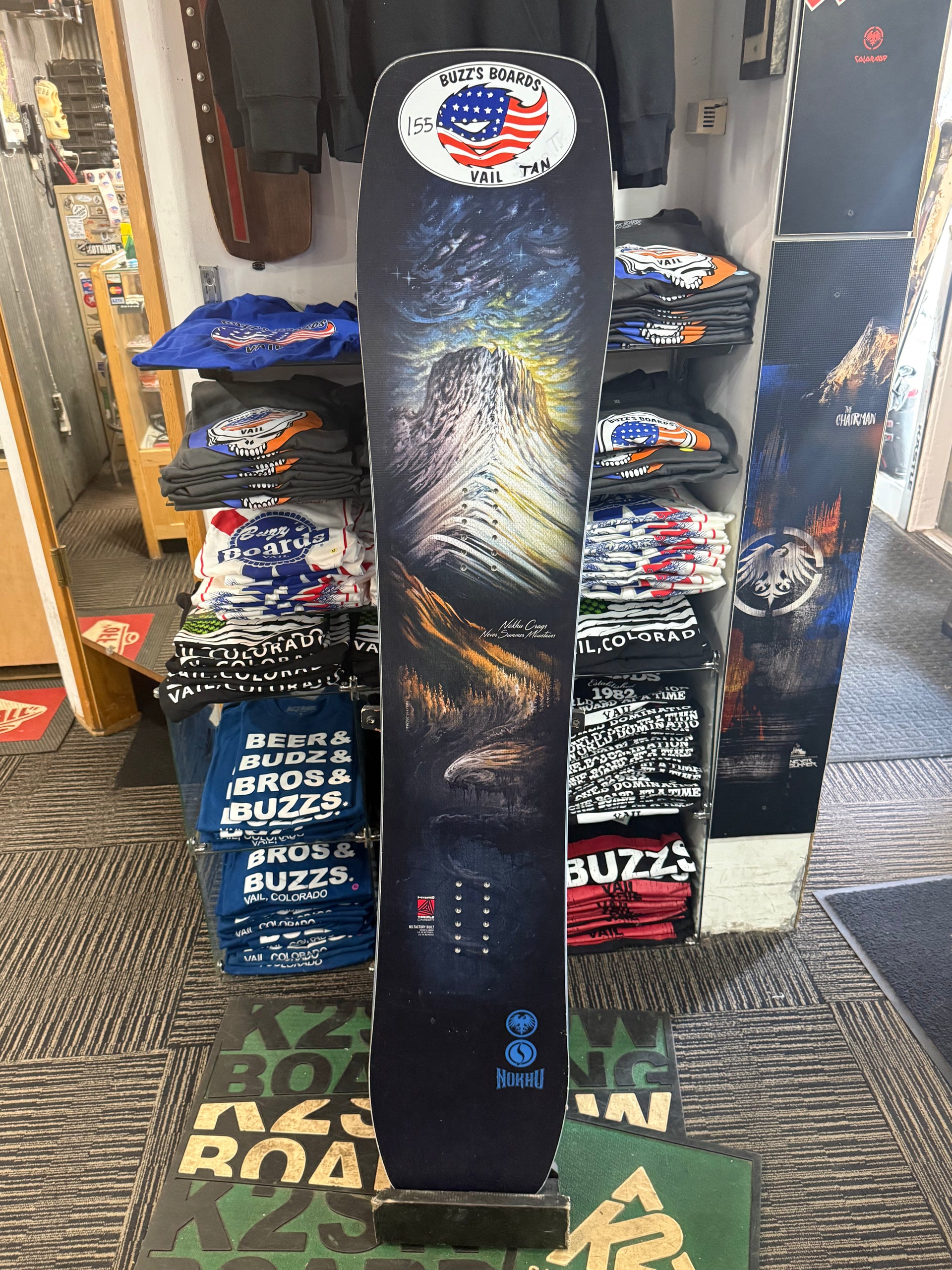 NEVER SUMMER NOKHU USED DEMO SNOWBOARD 2026 – Buzz's Boards