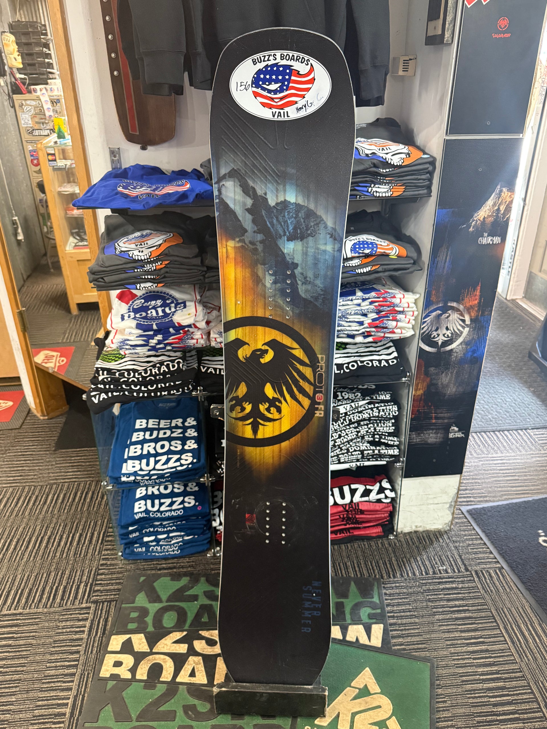 NEVER SUMMER PROTO T3 FR USED DEMO SNOWBOARD 2026 – Buzz's Boards