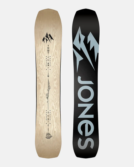 demo jones snowboards Aviator 2.0 Snowboard Package Sports Basement Built with a 3D Contour Base for friction JONES SNOWBOARDS Some