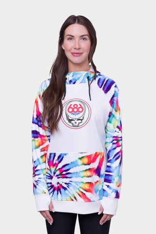 686 Grateful Dead BONDED FLEECE PULLOVER HOODY W'S