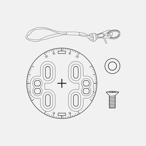 JONES ACC MOUNTING DISK SET