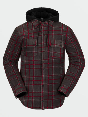 VOLCOM FEILD INSULATED FLANNEL JACKET