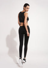 Black Mesh with Pockets