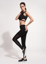 Black Mesh with Pockets