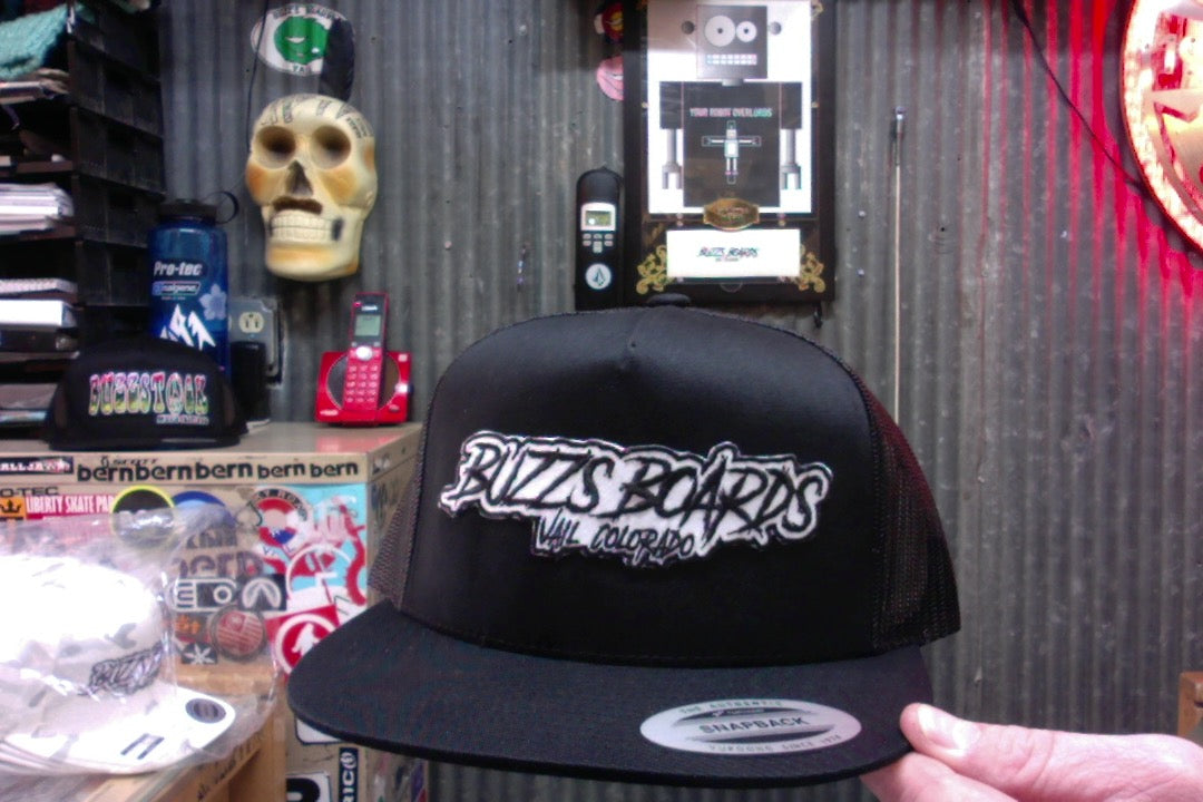 Buzz's Boards Patched Snapback Trucker Hat