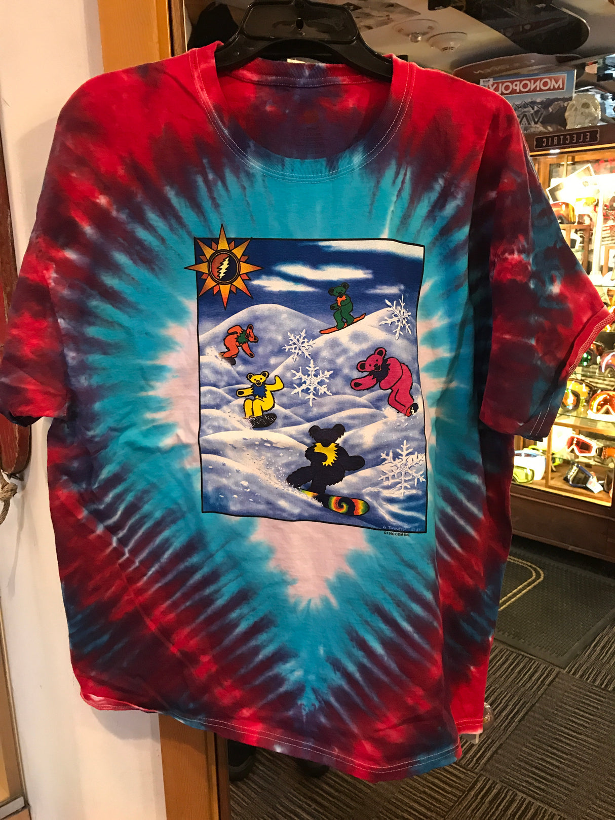 Grateful Dead Snowboarding Bear T-Shirt