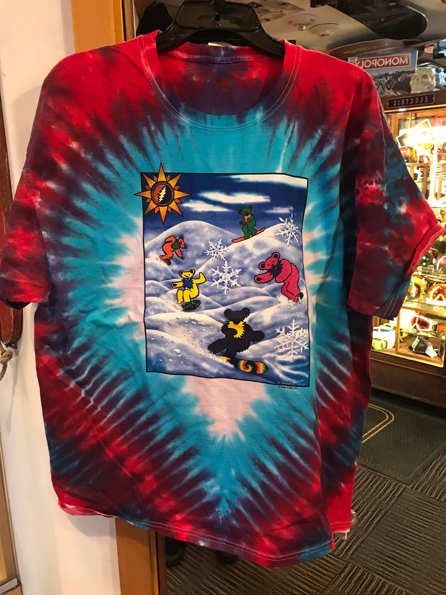 Grateful Dead Snowboarding Bear T-Shirt